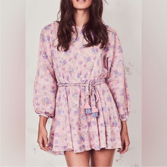 LoveShackFancy Noelle Dress Women’s Size Small - Picture 2 of 7